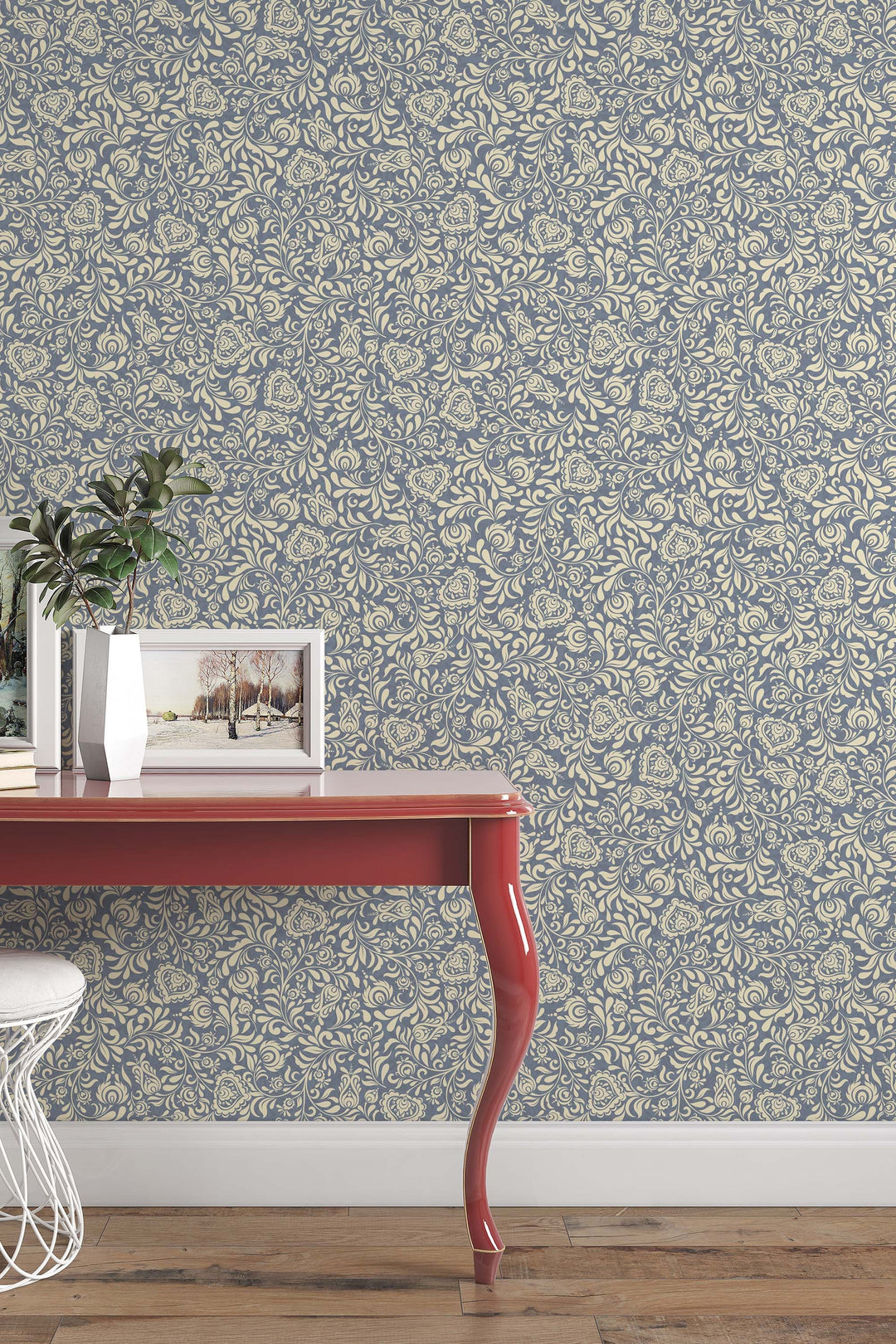 Boho design, renassance style - Peel & Stick Wallpaper - Removable Self Adhesive and Traditional wallpaper #53262 /1040