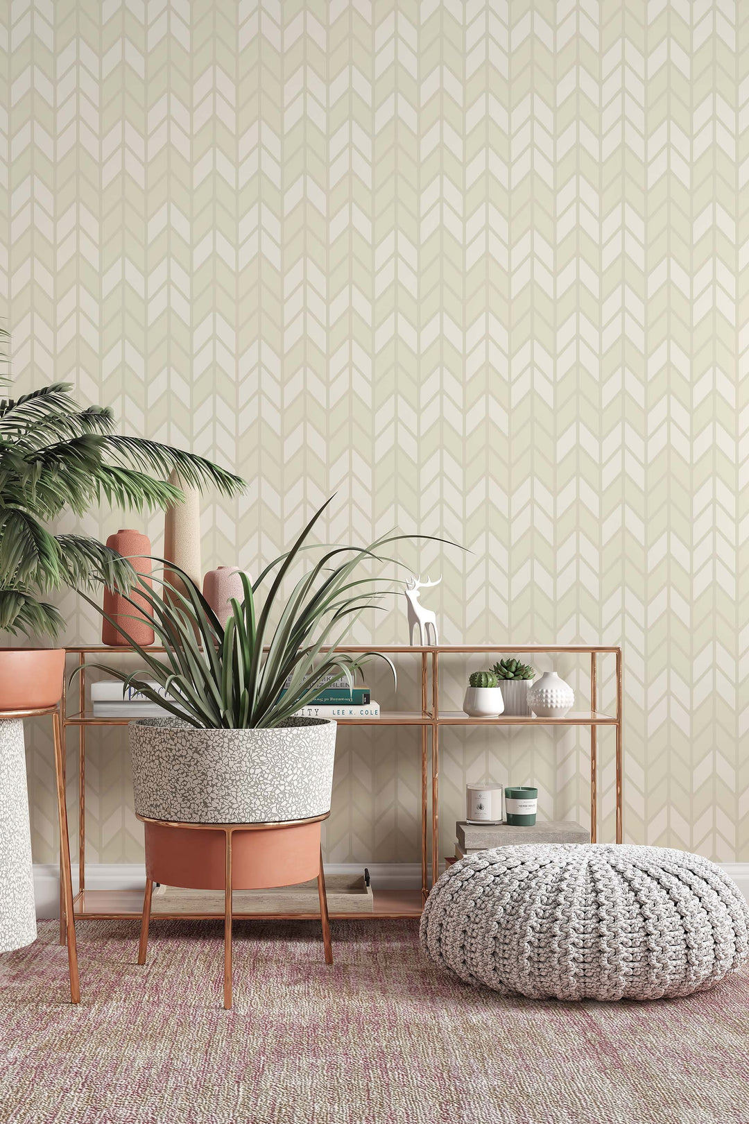 Herringbone pattern wallpaper - 3336 - Wallpaper