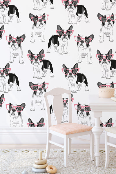 Whimsical animals wallpaper - Self Adhesive Traditional and Peel and Stick Wallpaper #53338 /1040