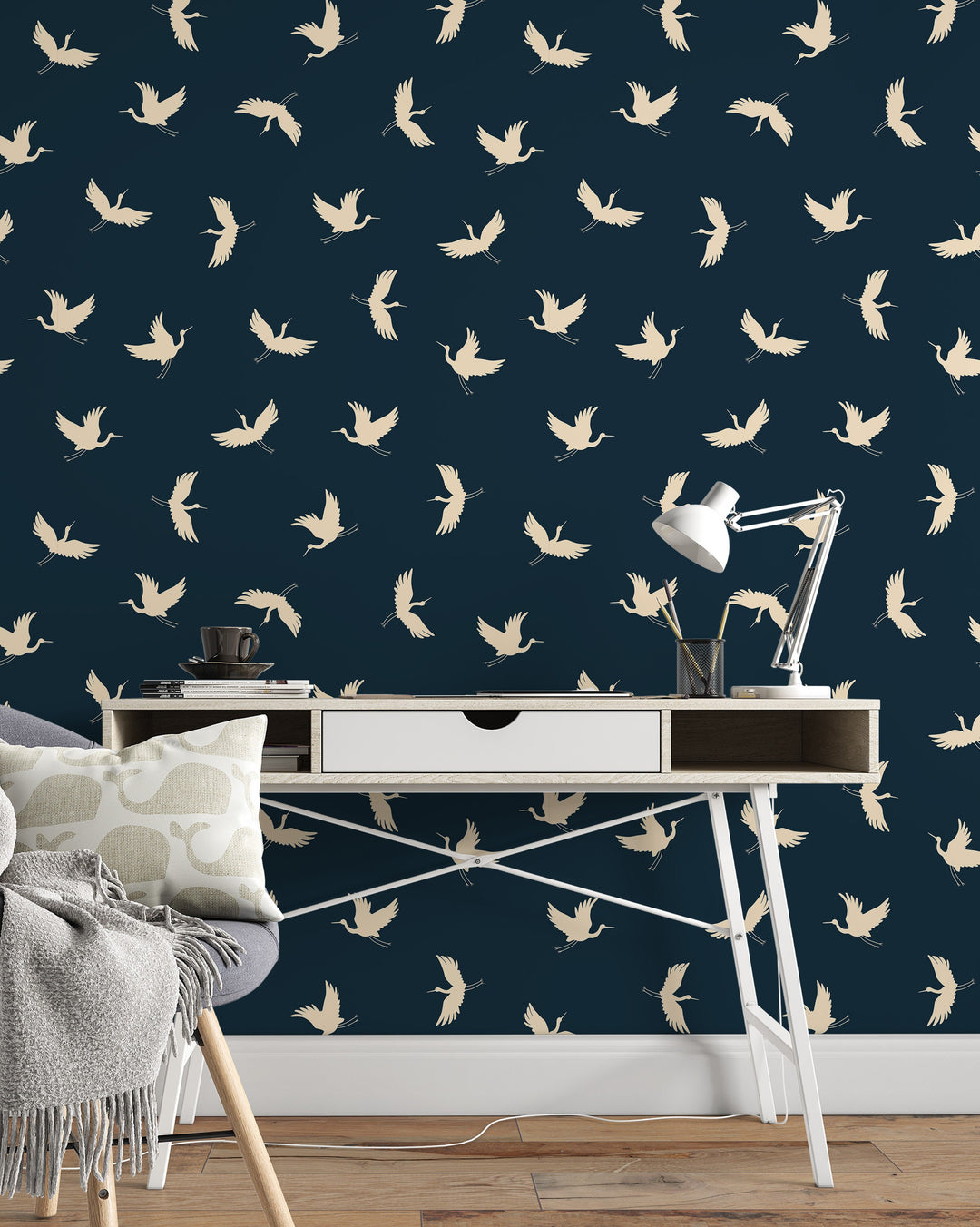 Wallpaper Cranes Removable and Traditional wallpaper - #3363