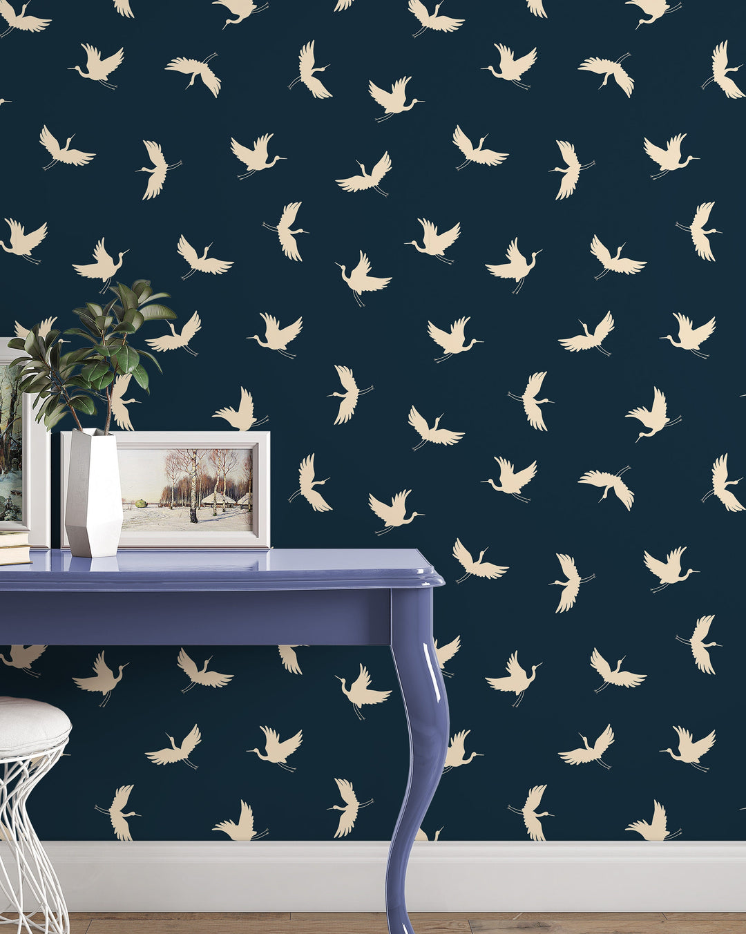 Wallpaper Cranes Removable and Traditional wallpaper - #3363