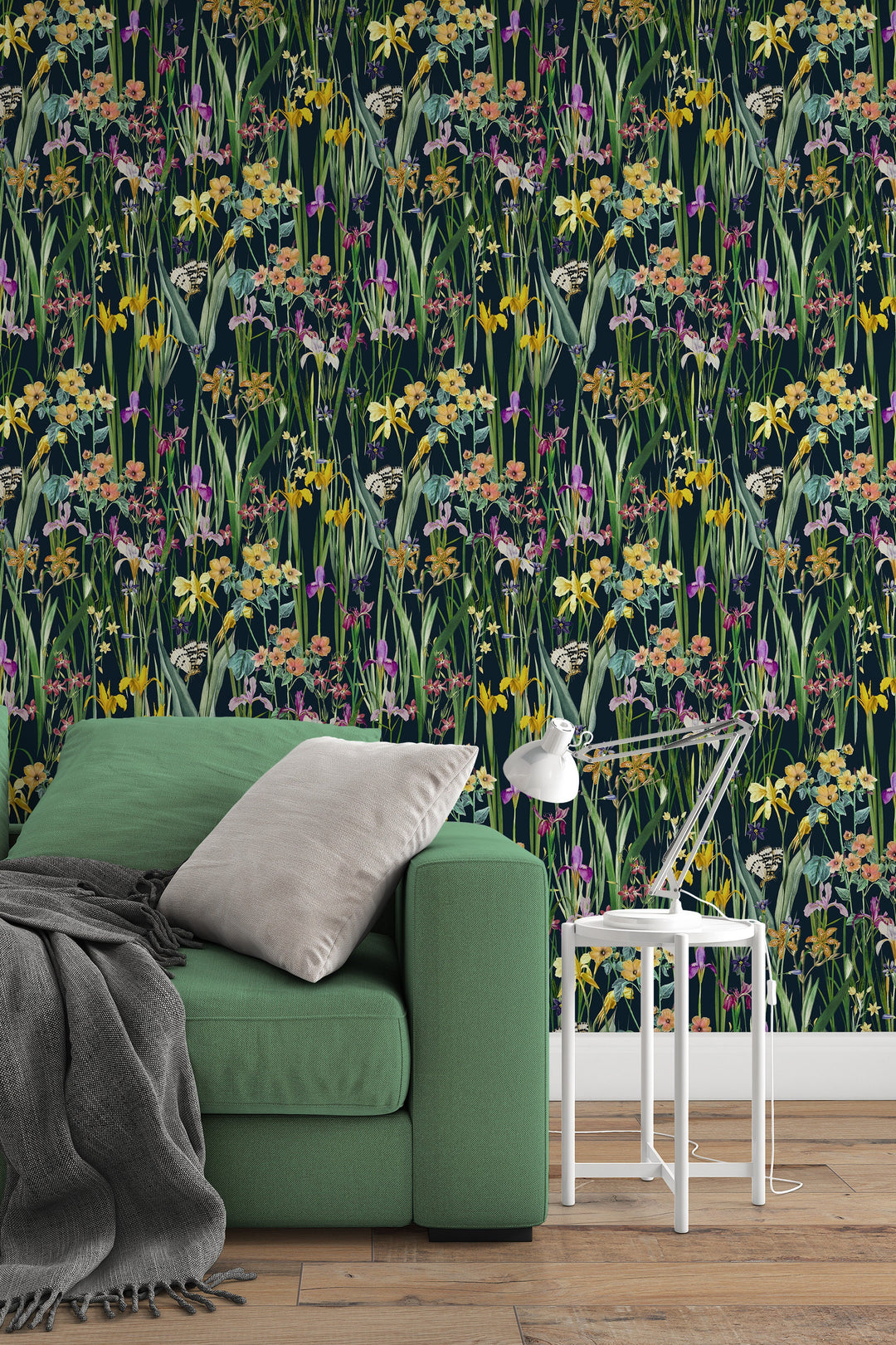 Green Meadow Peel and Stick Wallpaper - Removable Self