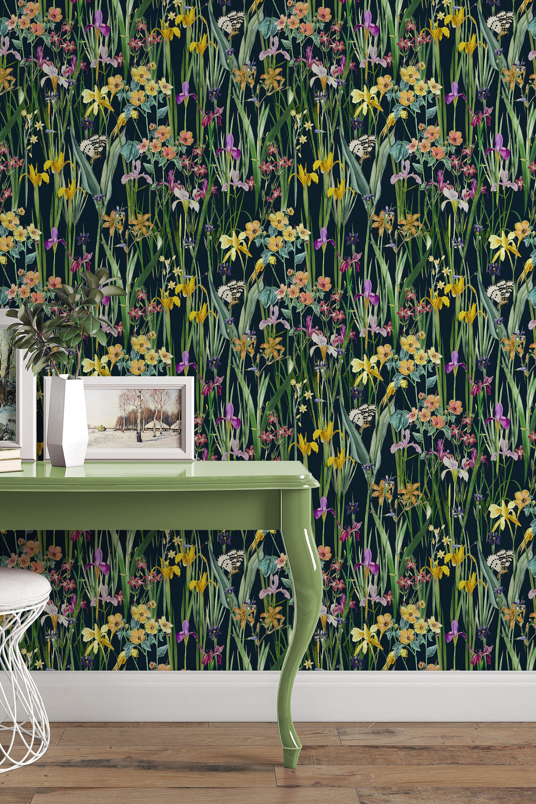 Green Meadow Peel and Stick Wallpaper - Removable Self