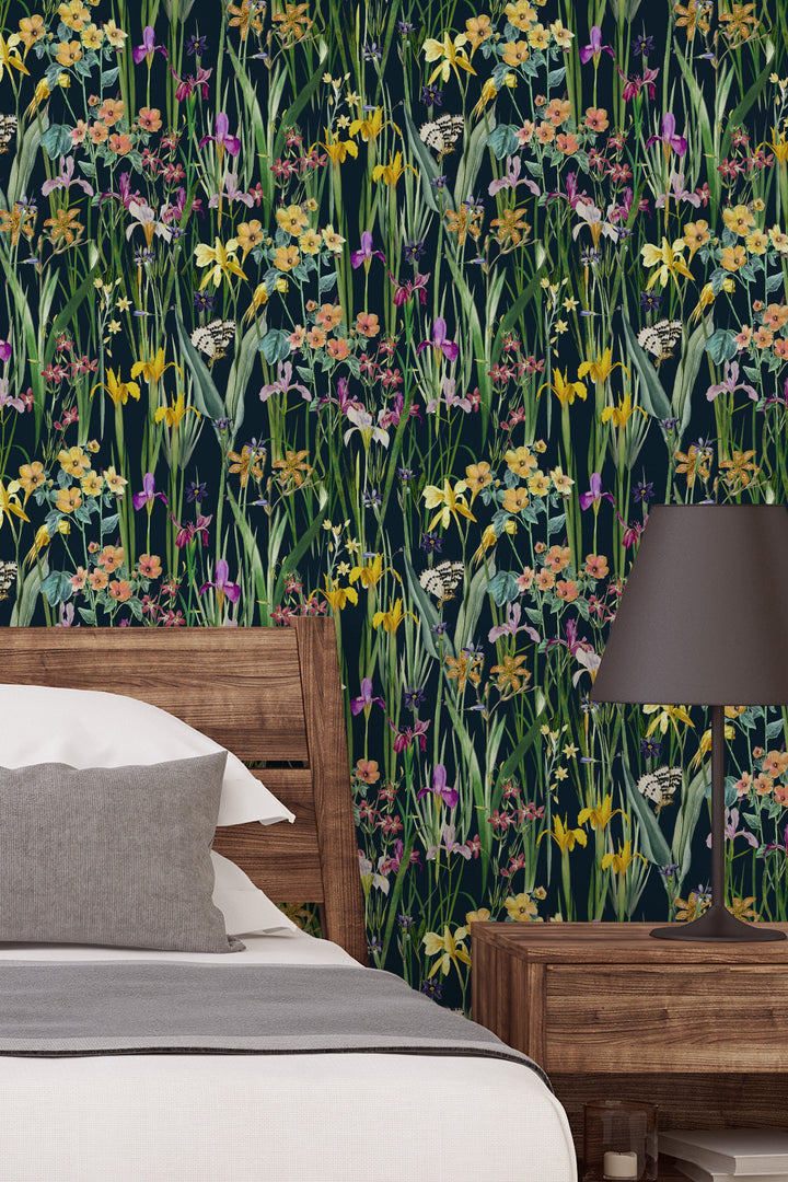 Green Meadow Peel and Stick Wallpaper - Removable Self