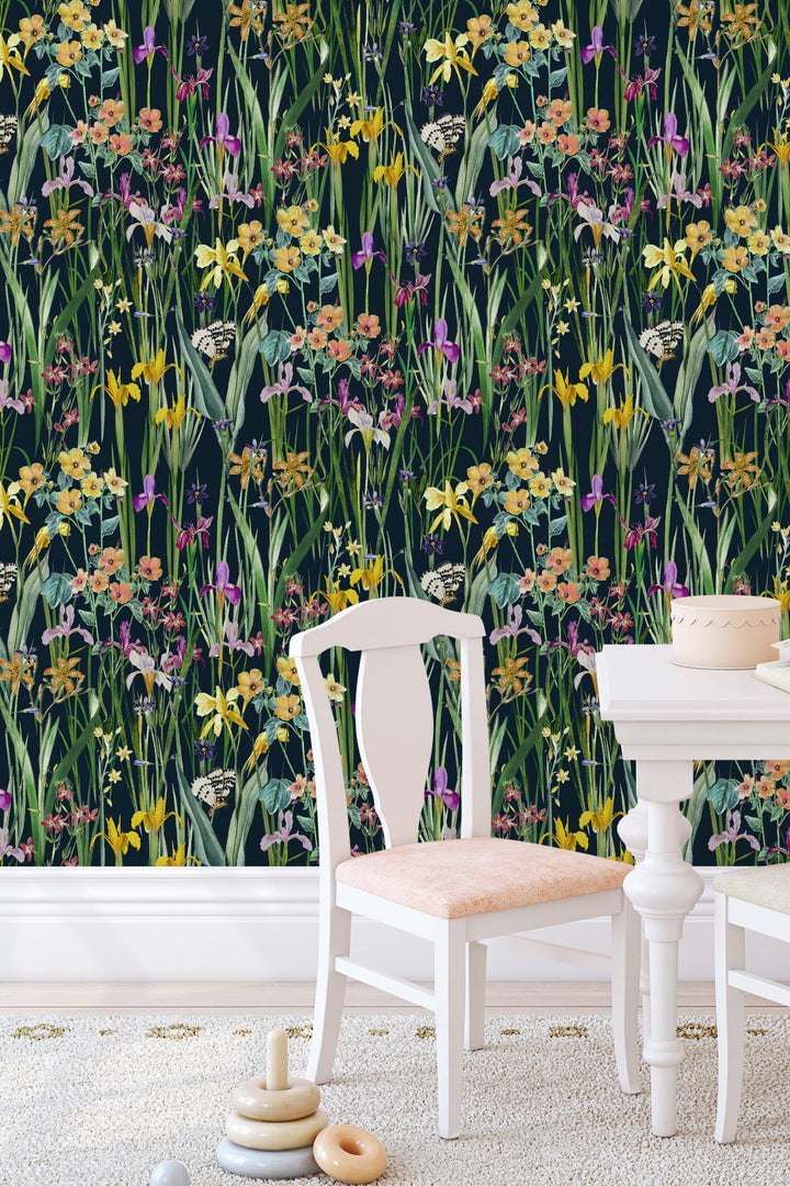 Green Meadow Peel and Stick Wallpaper - Removable Self