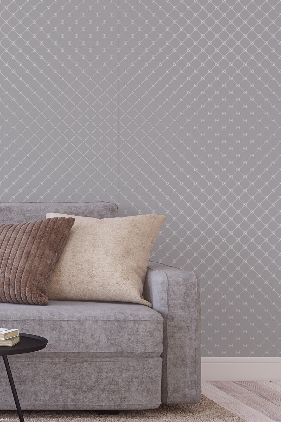 Renter friendly gray wallpaper - #63385 - 2334