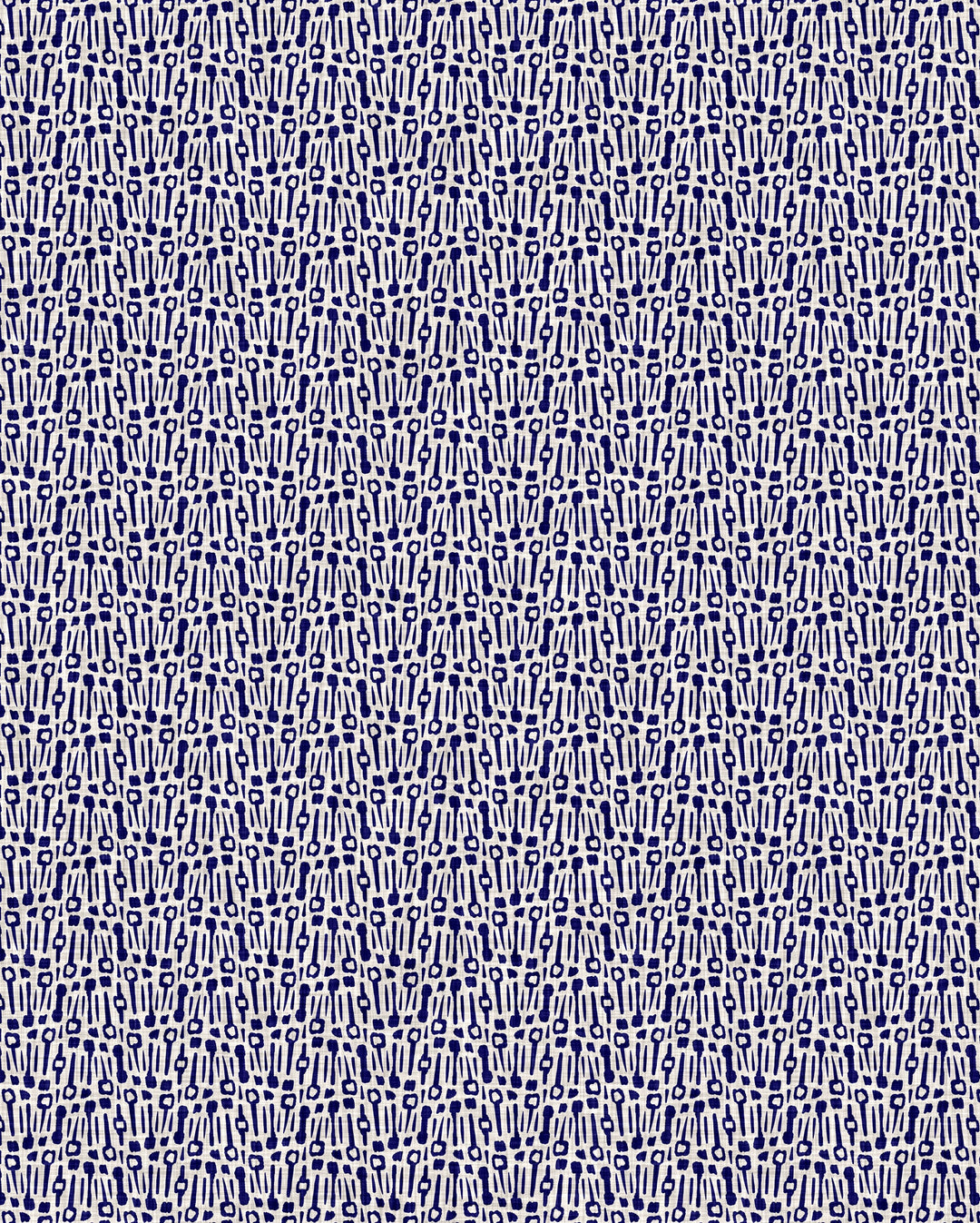 Blue things on linen textured background traditional wallpaper #3387