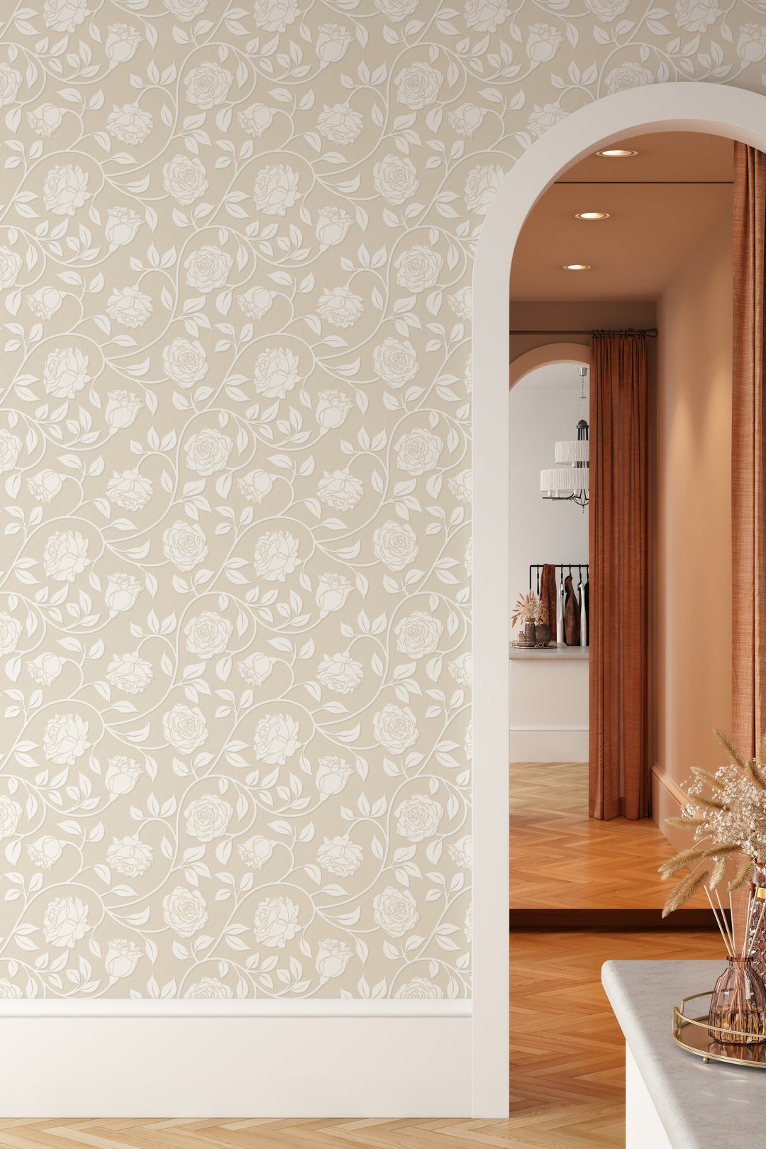 linen wallpaper