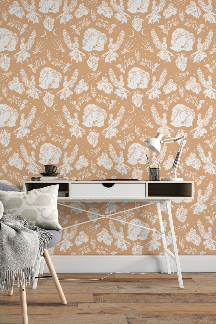 Vintage Peel & Stick Wallpaper - Removable Self Adhesive