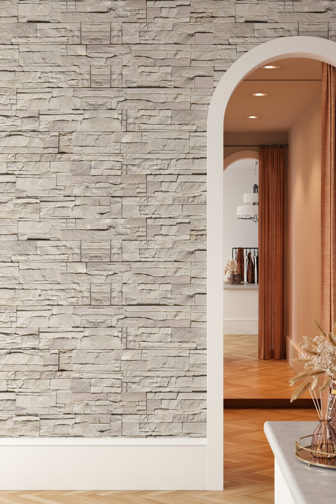 Loft Texture Brick Farmhouse wallpaper 3425