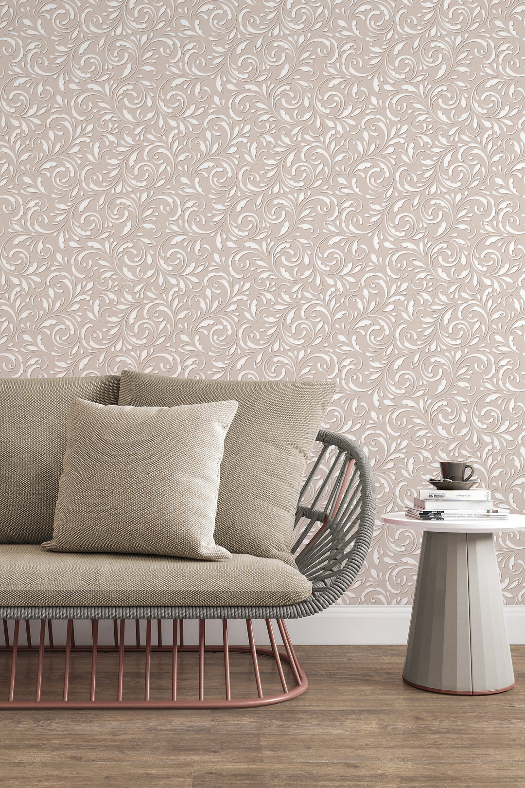 Removable Wallpaper, Vintage wallpaper, Temporary Wallpaper, Minimalistic Wallpaper, Peel and Stick Wallpaper 3456