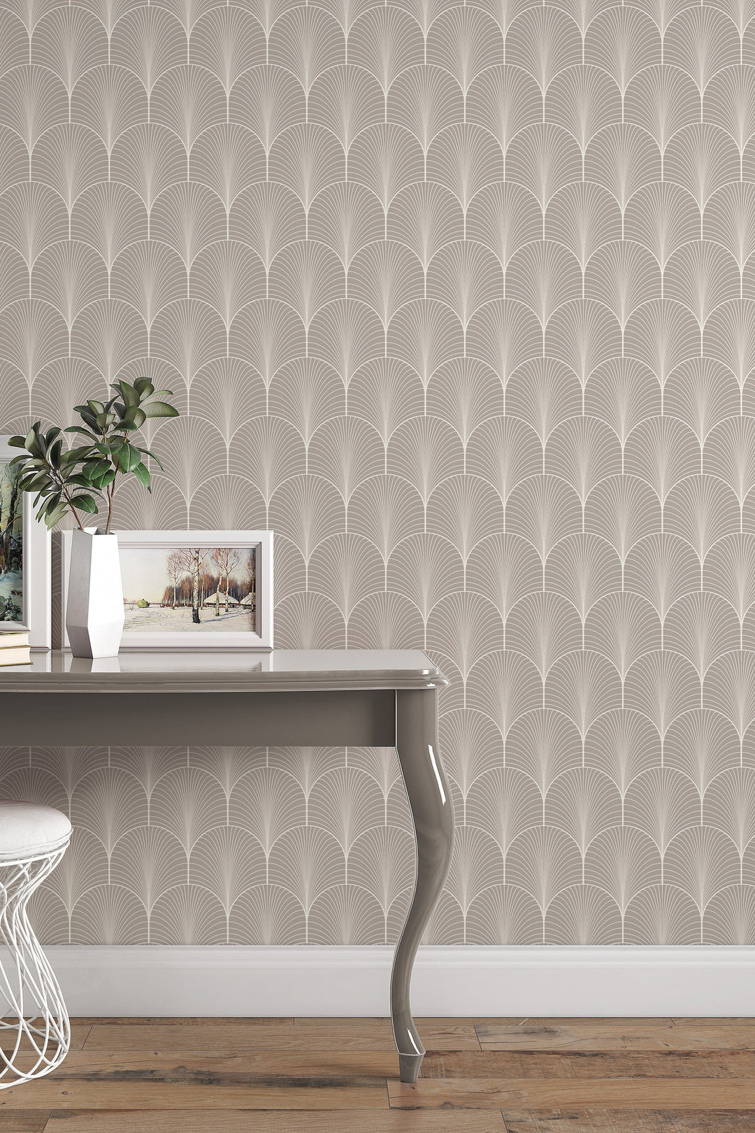 Removable Art deco Wallpaper Minimalistic wallpaper Peel