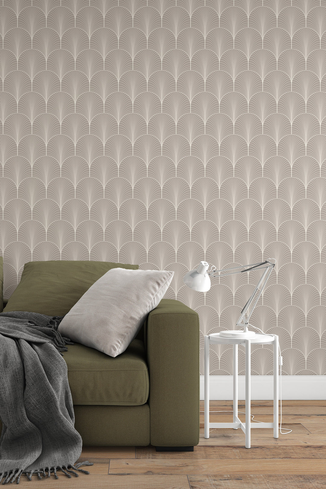 Removable Art deco Wallpaper Minimalistic wallpaper Peel