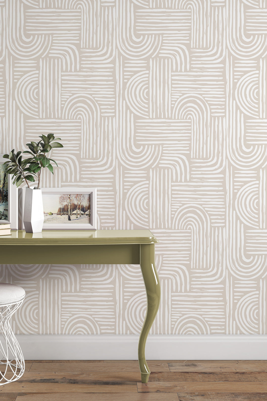 Aesthetic Contemporary wallpaper - available in peel