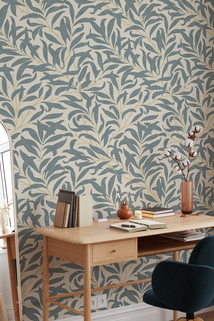 William Morris Wallpaper - leaves #3483