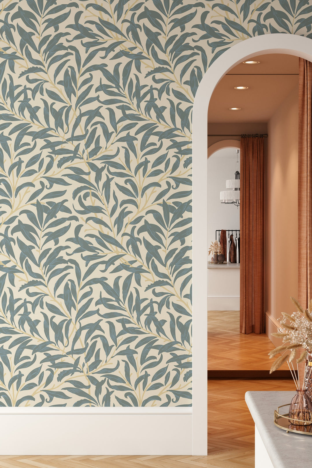 William Morris Wallpaper - leaves #3483