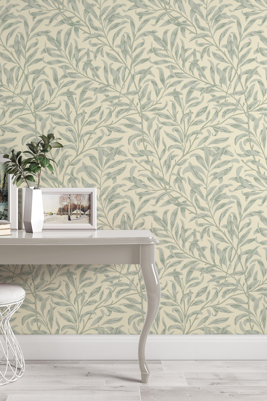 William Morris botanical wallpaper removable traditional