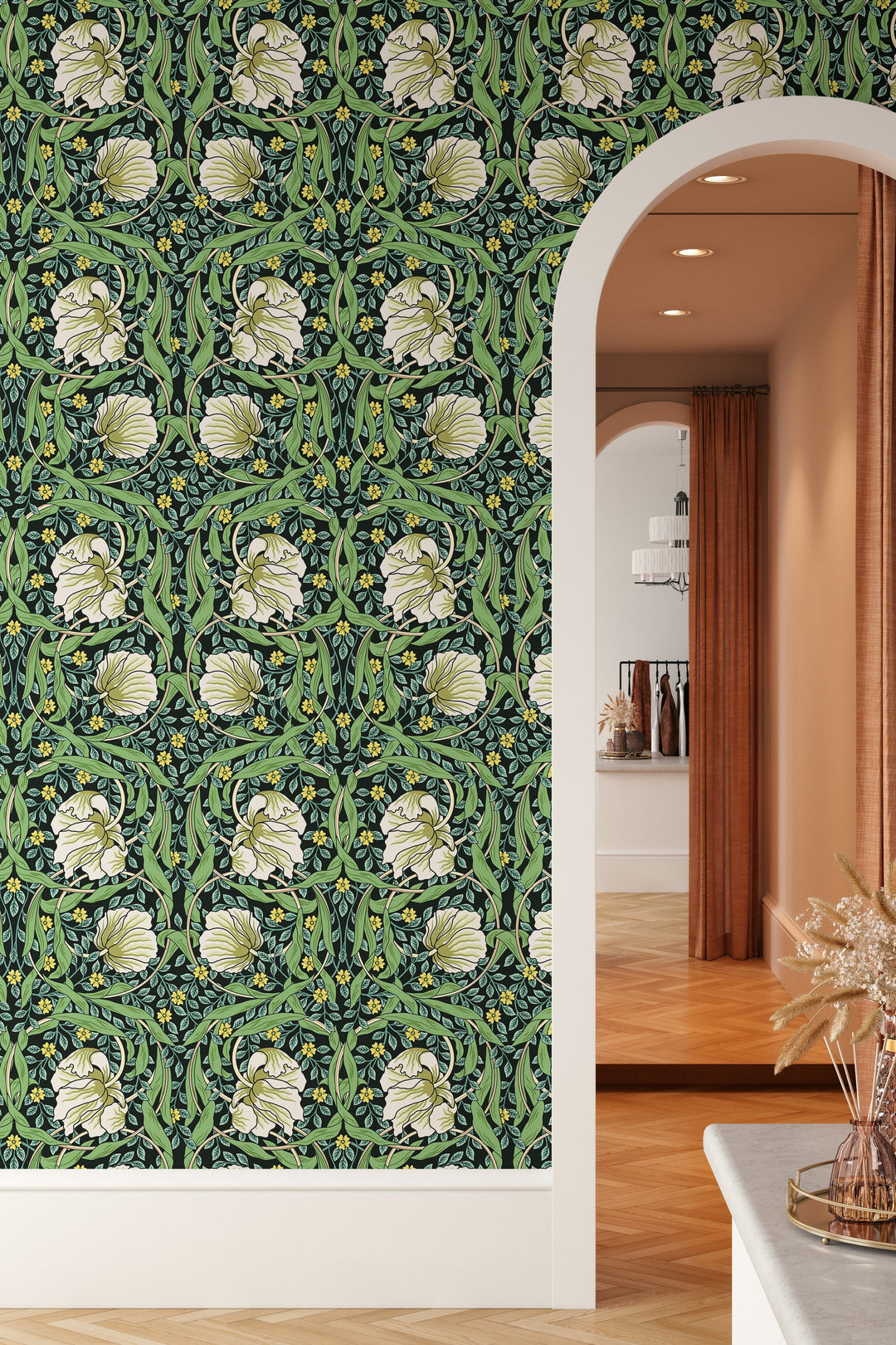 William Morris Floral Pattern wallpaper #3483