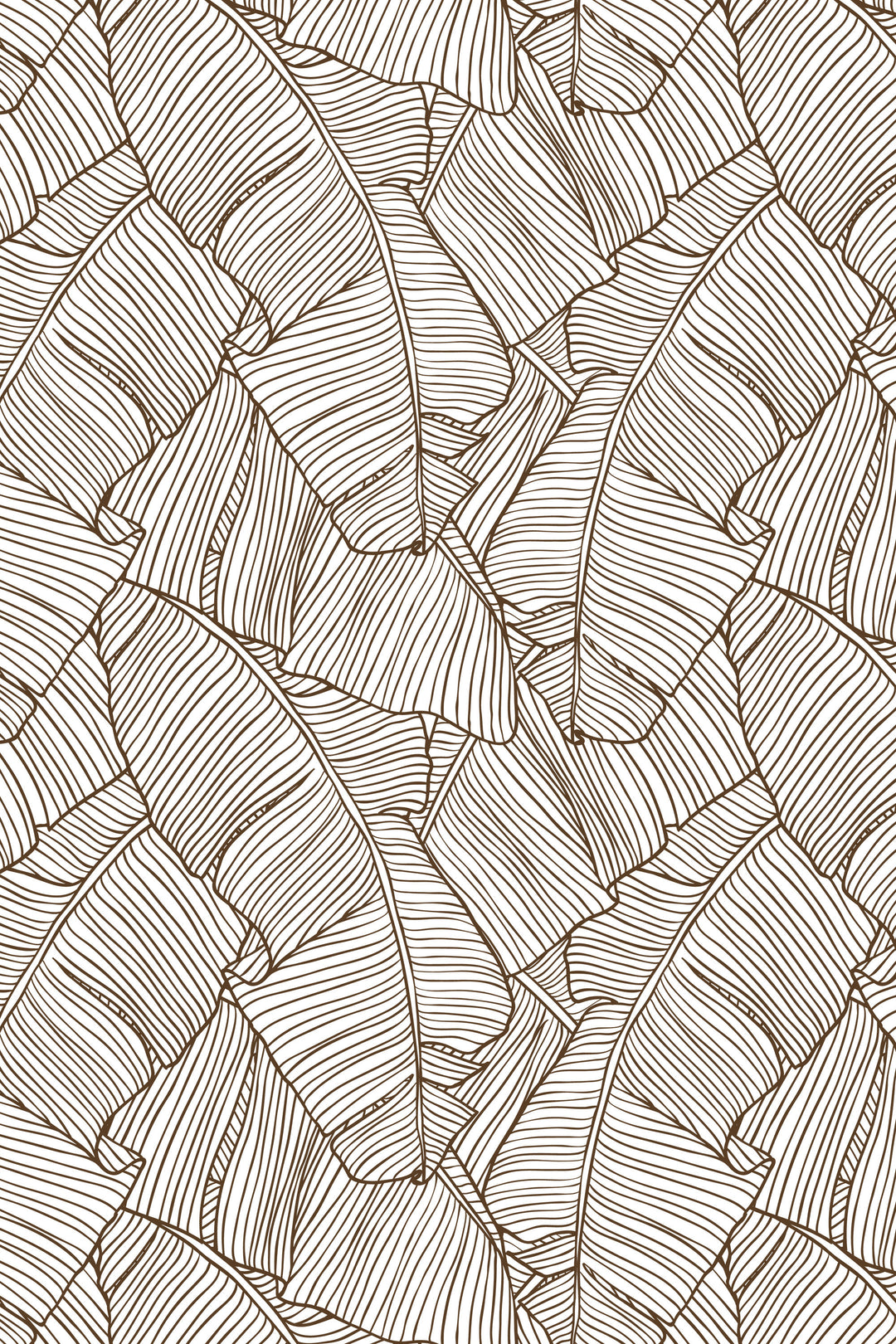 Banana palm leaves wallpaper