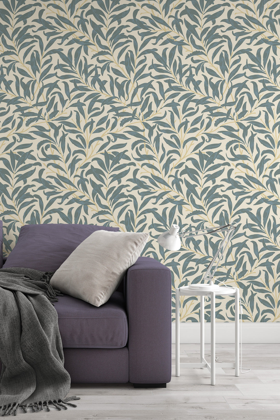 William Morris Wallpaper - leaves #3483