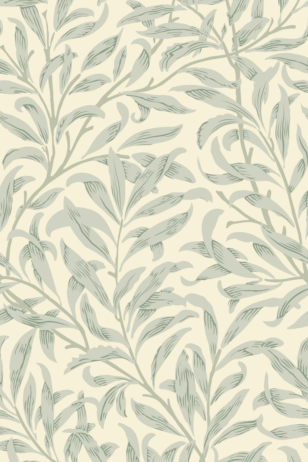 William Morris botanical wallpaper removable traditional