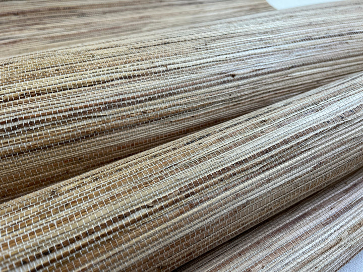 Natural Grasscloth Hemp Neutral beige a natural color Woven