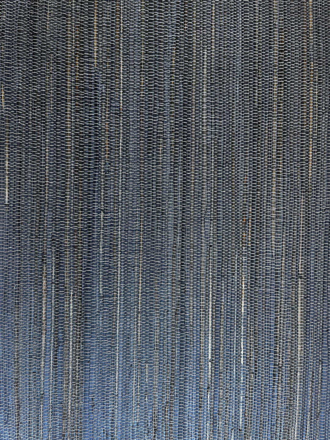 Natural Hemp Grasscloth dark graphite blue Wallpaper