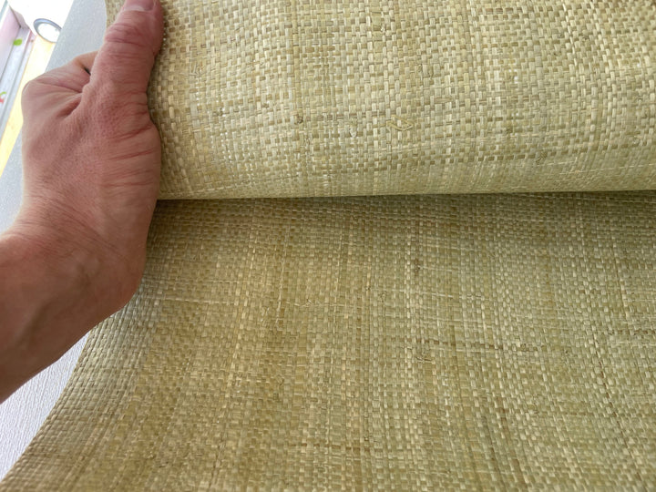 Natural Grasscloth Raffia rough Wallpaper Natural  45020