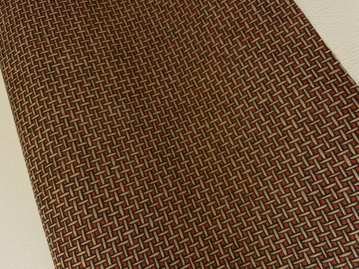 Natural Grasscloth Hemp Wallpaper painted Burgundy color