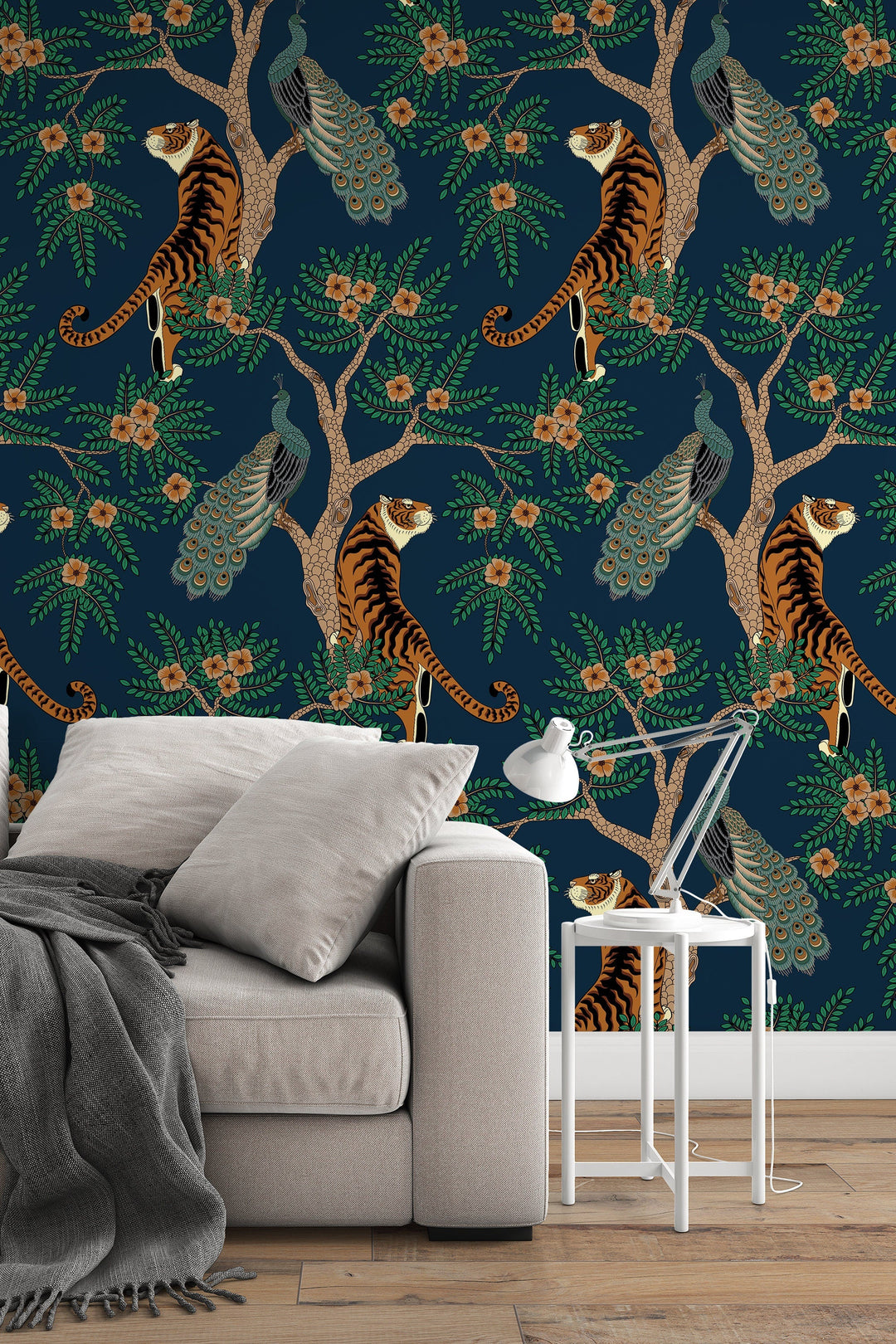 tiger jungle wallpaper peel and stick